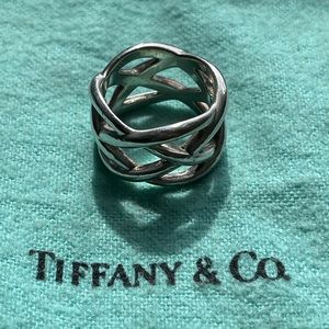 Tiffany & Co. Sterling Silver Woven Ring